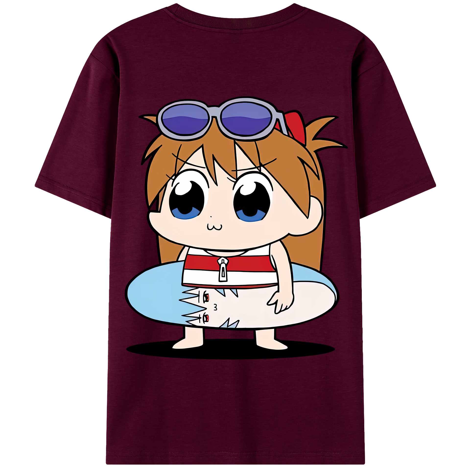 （画像用） EVA 新世紀エヴァンゲリオン レディース半袖Tシャツ(バックプリント)